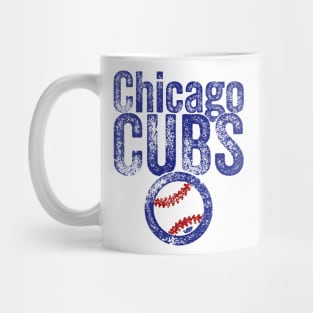 CUBS Baseball Weathered Mug